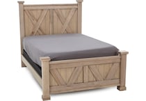 vaughan bassett tan king bed package pkp  