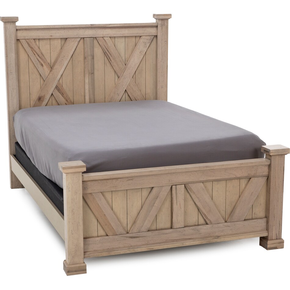 vaughan bassett tan king bed package pkp  