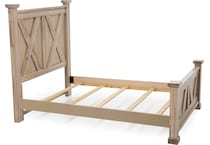 vaughan bassett tan king bed package pkp  