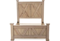 vaughan bassett tan king bed package pkp  