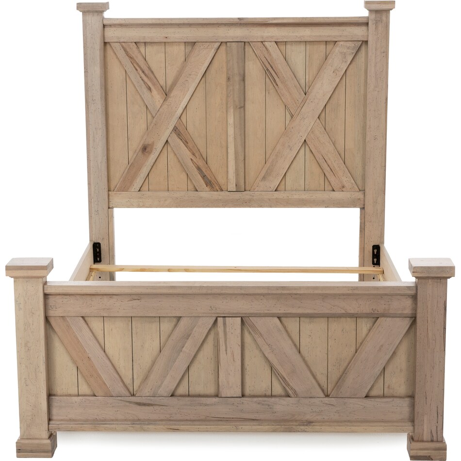 vaughan bassett tan king bed package pkp  
