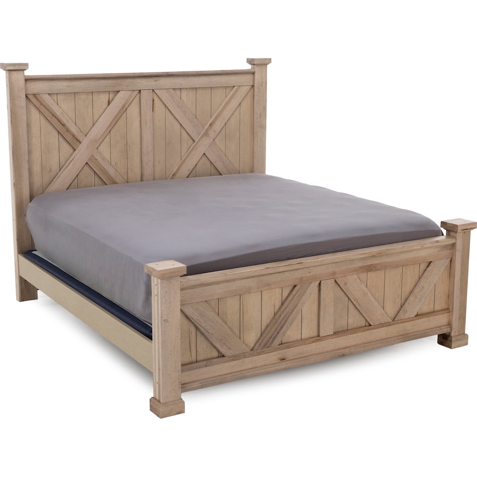 vaughan bassett tan king bed package pkp  