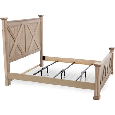 Cool Rustic X Panel Bed