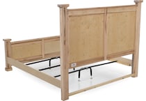 vaughan bassett tan king bed package pkp  