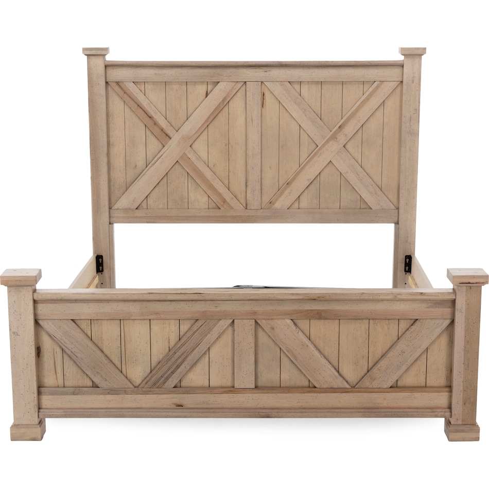 vaughan bassett tan king bed package pkp  