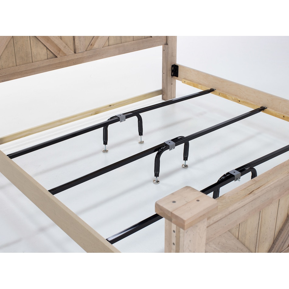 vaughan bassett tan king bed package pkp  