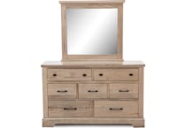 vaughan bassett tan mirror   
