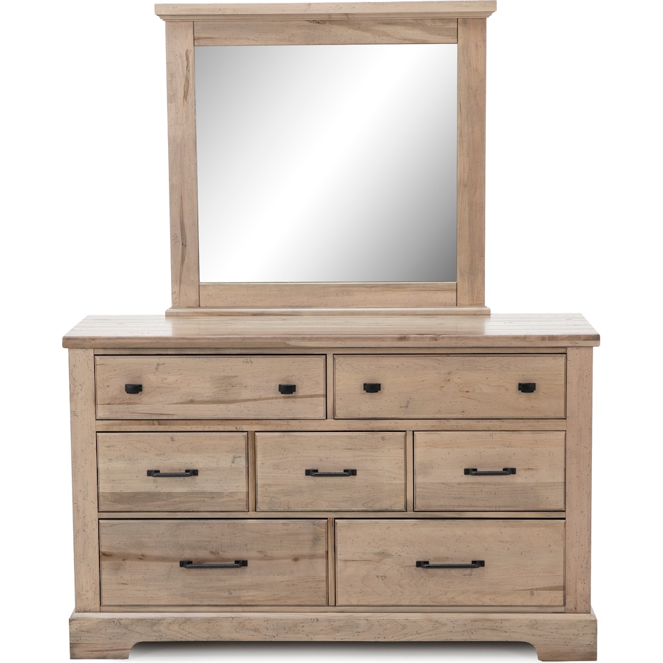 vaughan bassett tan mirror   