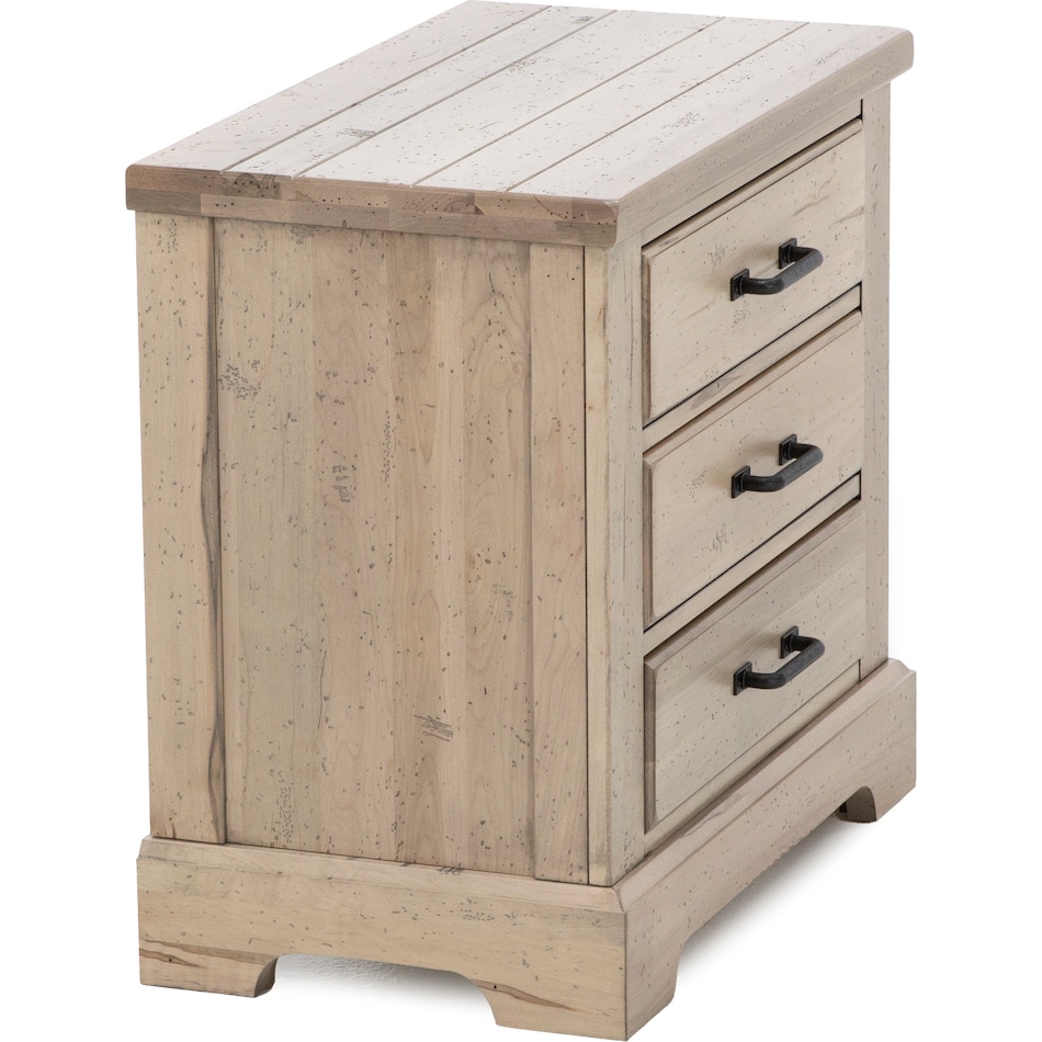 vaughan bassett tan three drawer   
