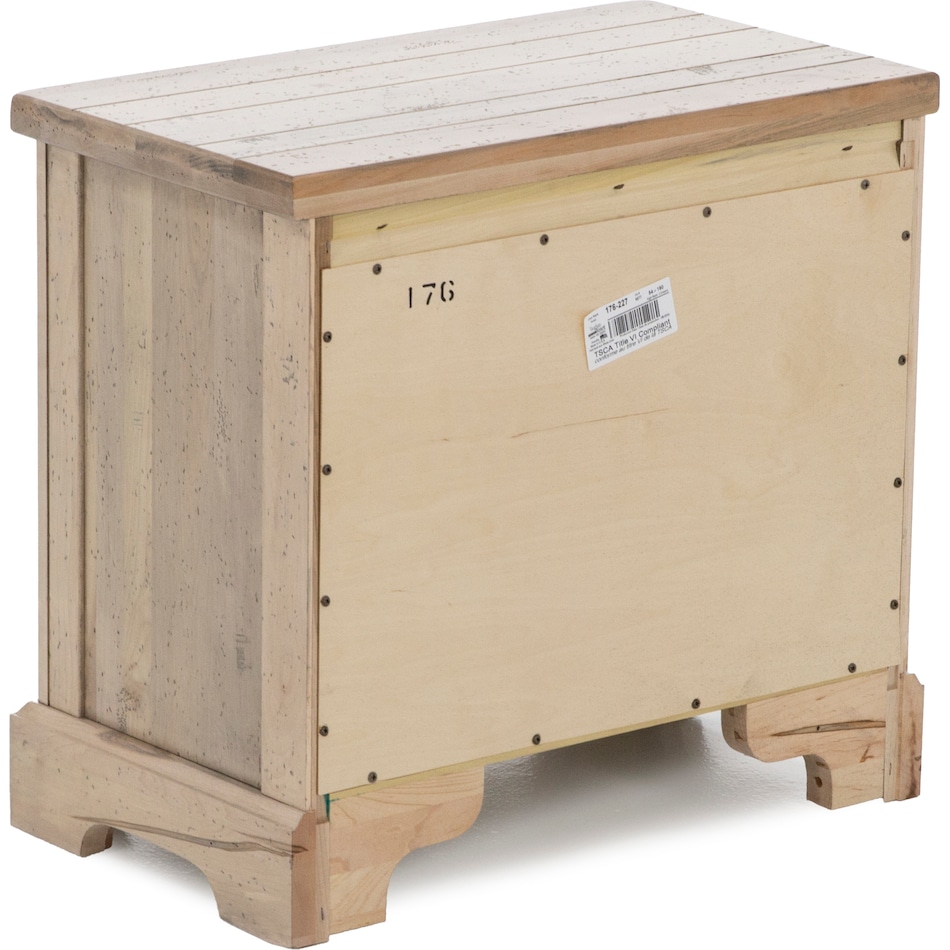vaughan bassett tan three drawer   