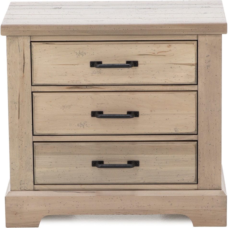vaughan bassett tan three drawer   