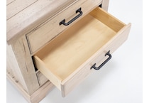 vaughan bassett tan three drawer   
