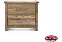 vbsi brown two drawer  image   