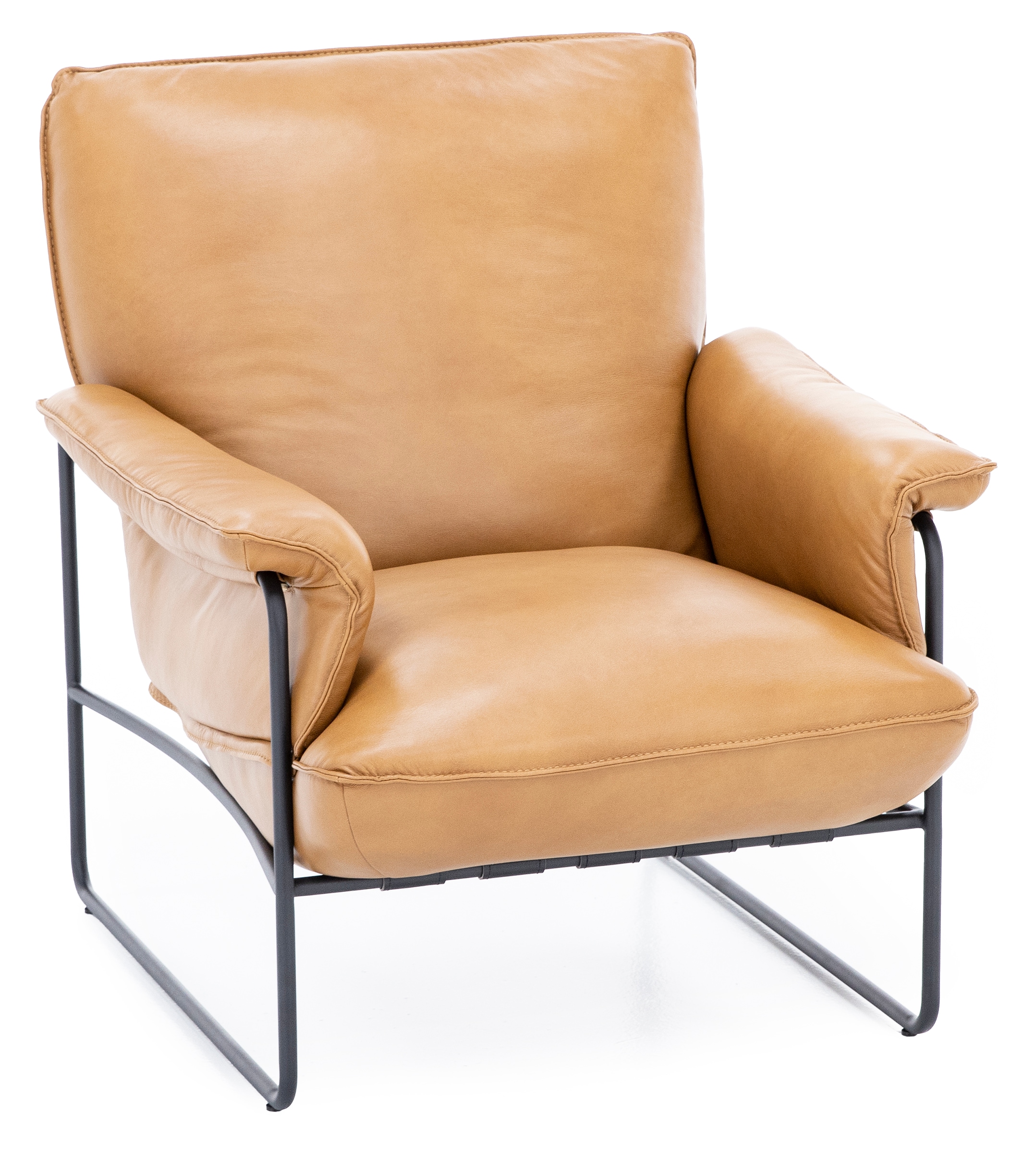 Igor Brown Leather Club Chair | Hello Norden, image size:2157x2400
