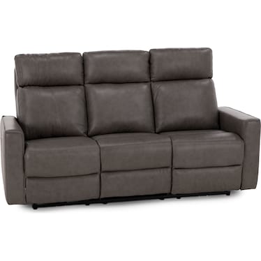 Flipper Leather Power Headrest Reclining Sofa