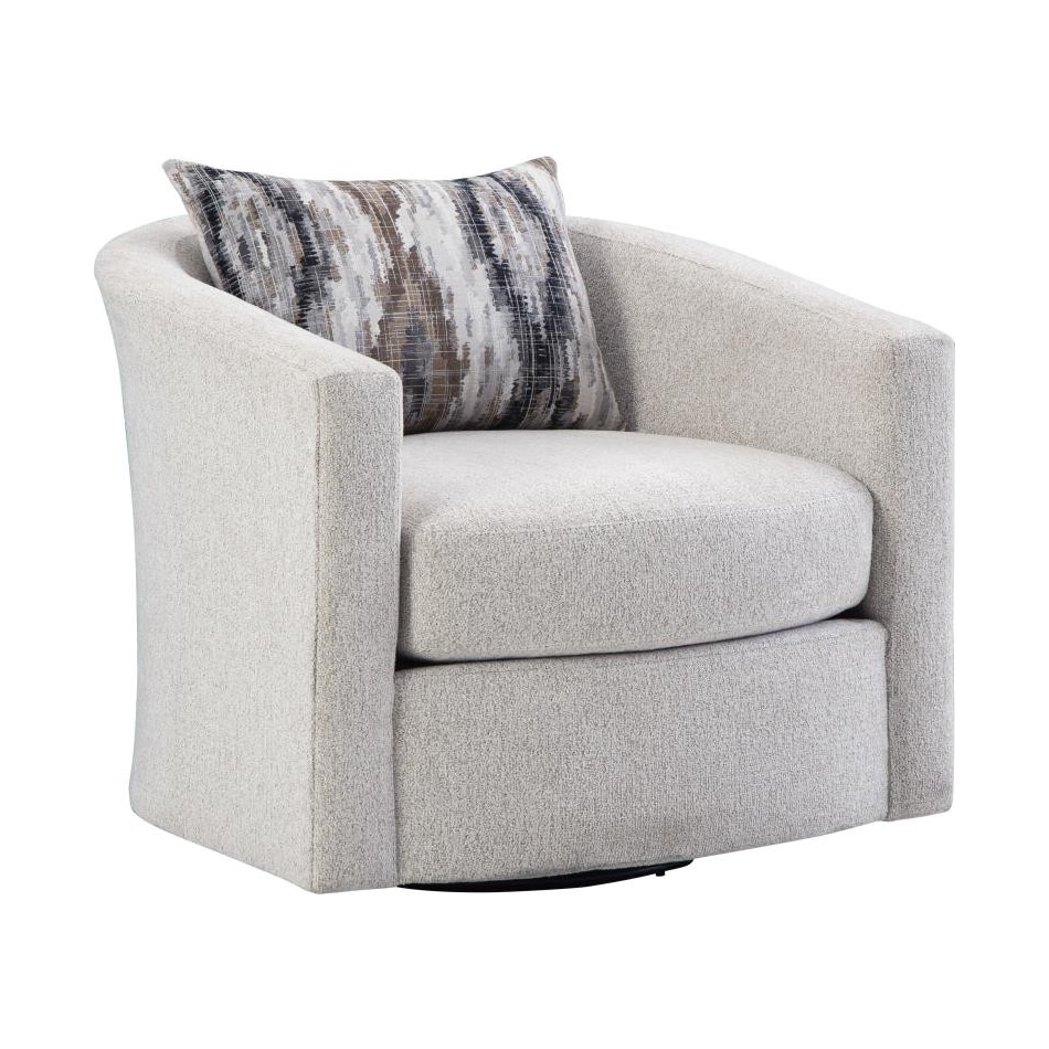 wash beige swivel chair mto  