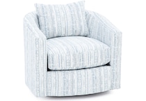 wash blue swivel chair z  
