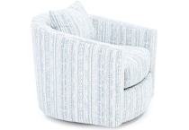 wash blue swivel chair z  