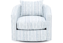 wash blue swivel chair z  