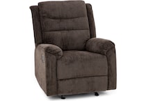 wash brown recliner   