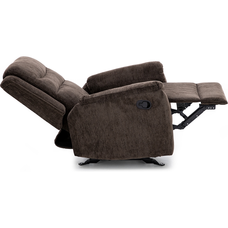 wash brown recliner   