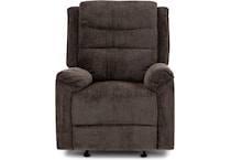 wash brown recliner   