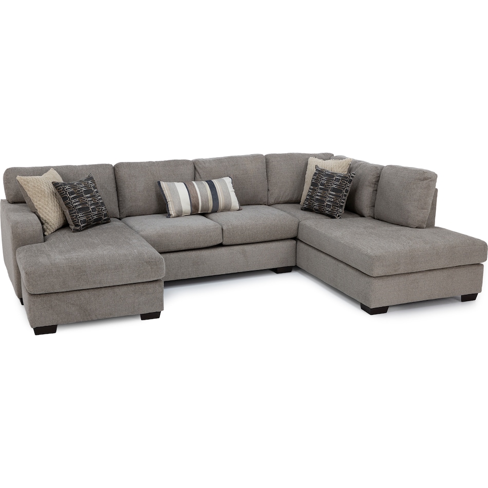 wash brown sta fab sectional pieces zpkg  