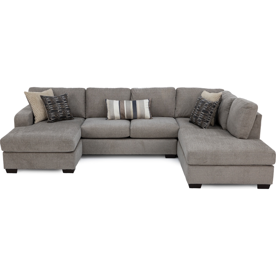 wash brown sta fab sectional pieces zpkg  