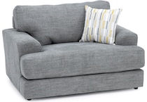 wash grey chair and a half z  