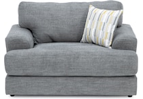 wash grey chair and a half z  