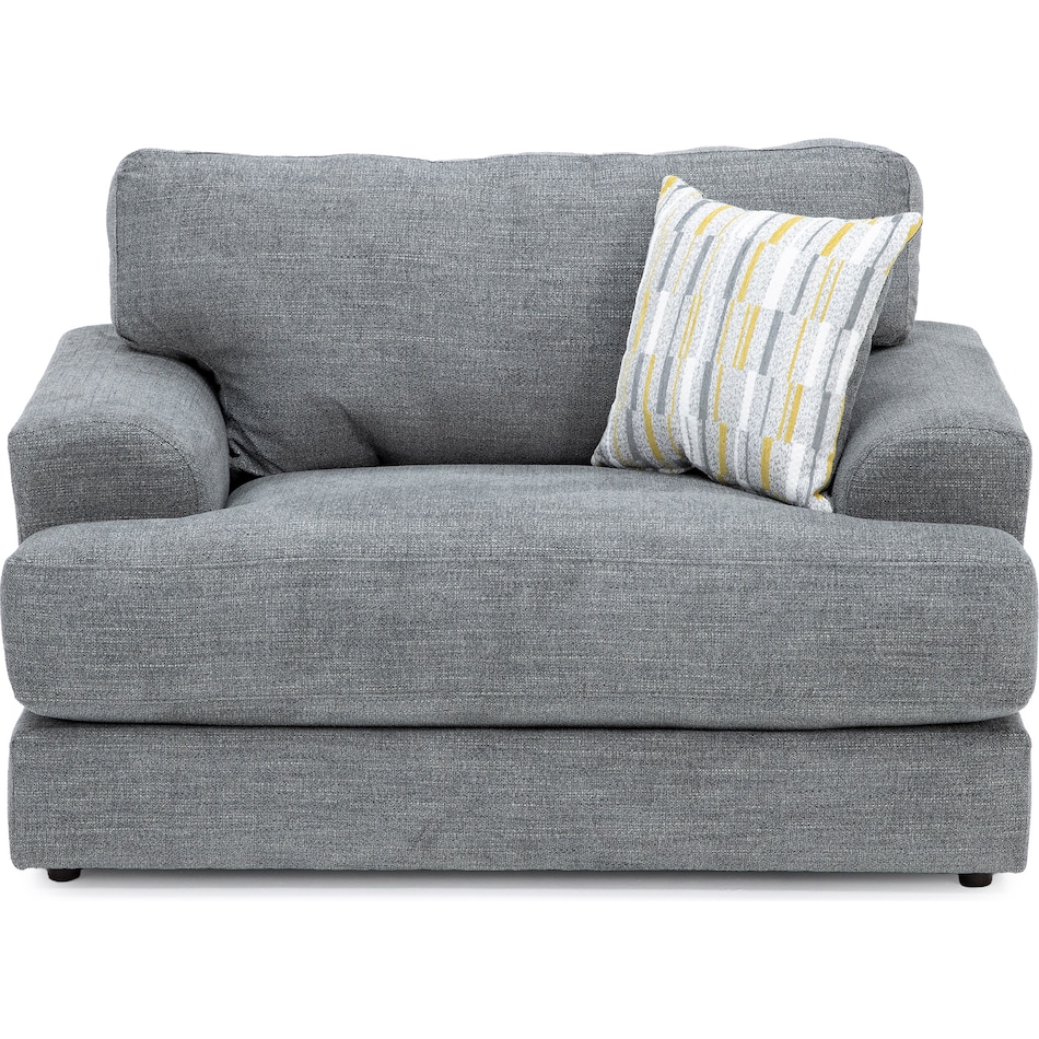 wash grey chair and a half z  