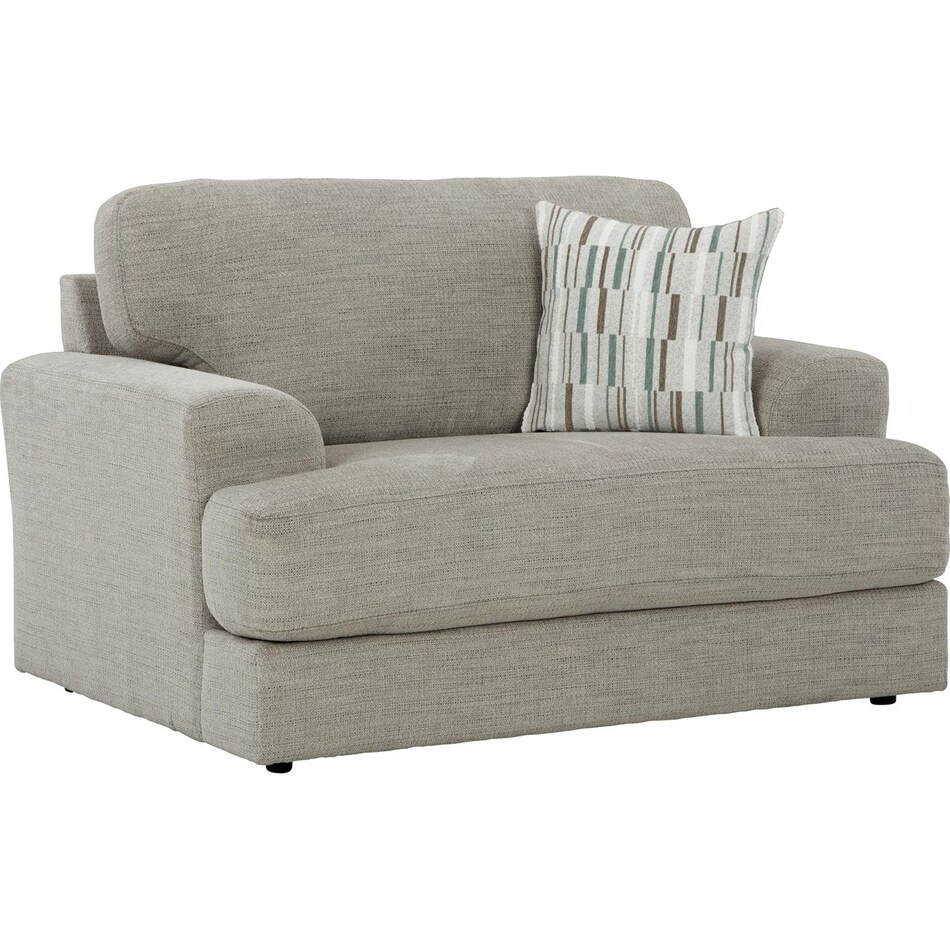 wash grey chair and a half   