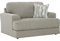 wash grey chair and a half   