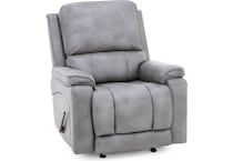 wash grey recliner   