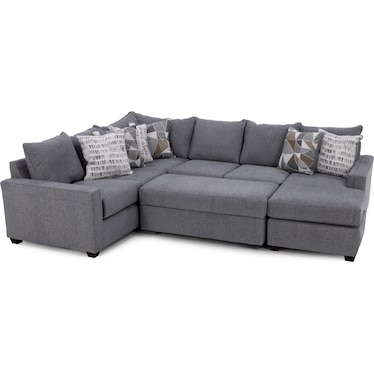 Scout 2-Pc. Sectional with Storage Ottoman