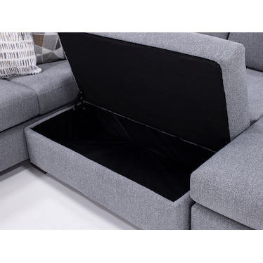Scout 2-Pc. Sectional with Storage Ottoman