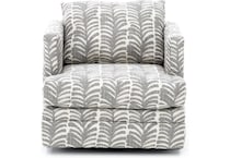 wash grey swivel chair   