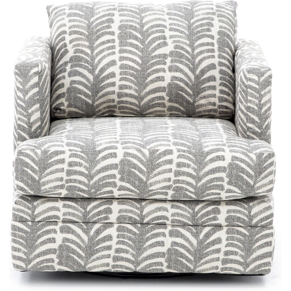 wash grey swivel chair   