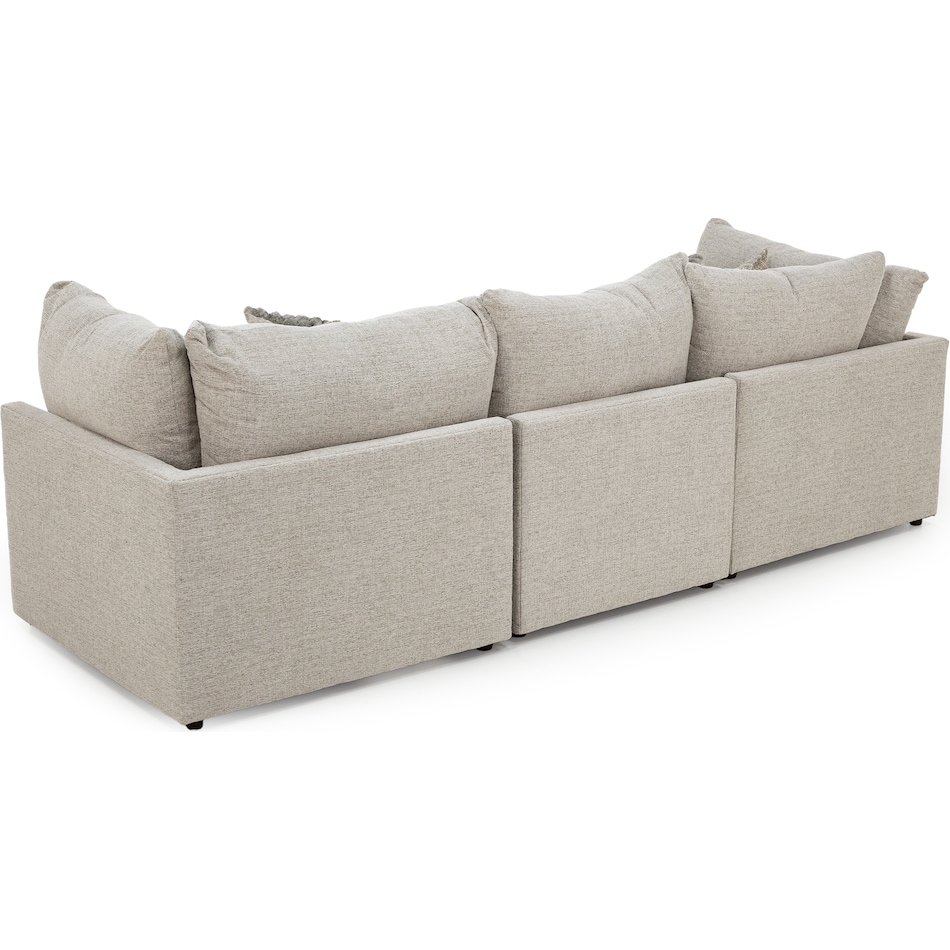 wash tan sta fab sectional pieces pkg  