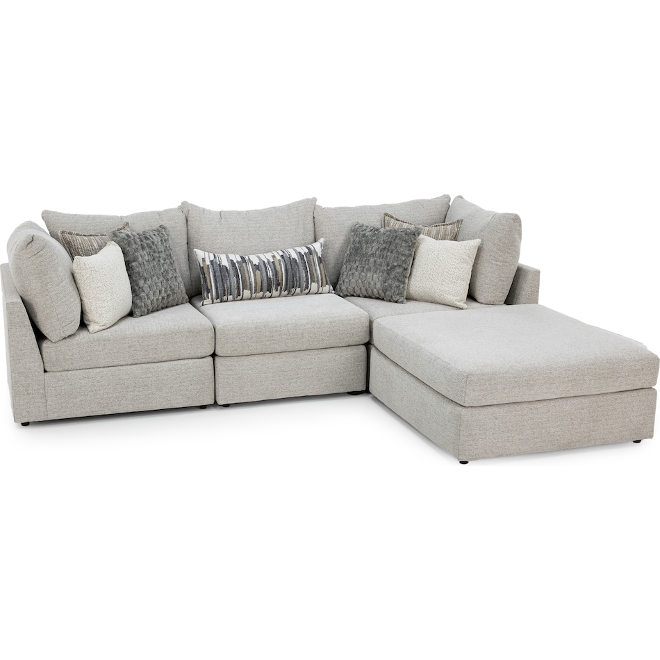 wash tan sta fab sectional pieces pkg  