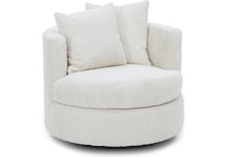 wash white swivel chair z  