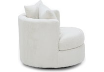 wash white swivel chair z  
