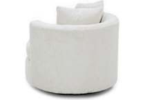 wash white swivel chair z  