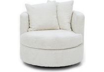 wash white swivel chair z  