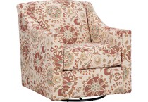 washington furniture cream swivel chair z  