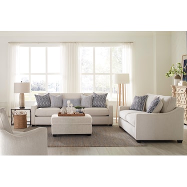 Palm Springs Loveseat in Dove