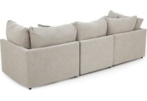 washington furniture tan sta fab sectional pieces pkg  