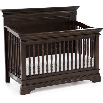 Stella Flat Top Crib in Brown
