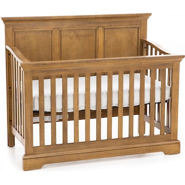 Nova Brown Convertible Flat Top Crib