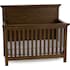 Titan Brown Plain Convertible Crib